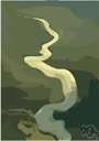 irrigate - supply with water, as with channels or ditches or streams