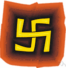 swastika - the official emblem of the Nazi Party and the Third Reich