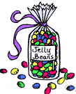 jelly egg - sugar-glazed jellied candy