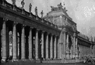 peristyle - a colonnade surrounding a building or enclosing a court