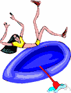 capsizing - (nautical) the event of a boat accidentally turning over in the water