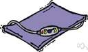 heating pad - heater consisting of electrical heating elements contained in a flexible pad