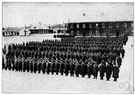 parade ground - an area for holding parades