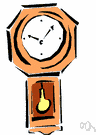 clock pendulum - a physical pendulum used to regulate a clockwork mechanism