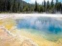 Yellowstone - a tributary of the Missouri River that flows through the Yellowstone National Park