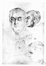 silverpoint - a drawing made on specially prepared paper with an instrument having a silver tip (15th and 16th centuries)