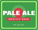 pale ale - an amber colored ale brewed with pale malts