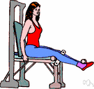 leg exercise - exercise designed to strengthen the leg muscles