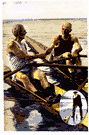 oarsman - someone who rows a boat