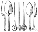 flatware - tableware that is relatively flat and fashioned as a single piece