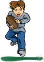 touch football - a version of American football in which the ball carrier is touched rather than tackled