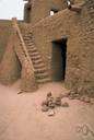 sod house - a house built of sod or adobe laid in horizontal courses