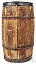 barrel - a bulging cylindrical shape