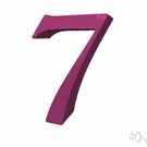 number - a symbol used to represent a number
