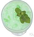 mint - the leaves of a mint plant used fresh or candied