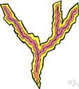 atherogenesis - the formation of atheromas on the walls of the arteries as in atherosclerosis