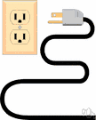 outlet - receptacle providing a place in a wiring system where current can be taken to run electrical devices