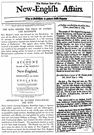 bill - an advertisement (usually printed on a page or in a leaflet) intended for wide distribution