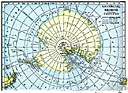 Palmer Peninsula - a large peninsula of Antarctica that extends some 1200 miles north toward South America