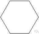 hexagon - a six-sided polygon