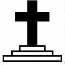 cross of Calvary - a Latin cross set on three steps