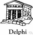 Delphi - an ancient Greek city on the slopes of Mount Parnassus