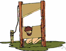 beheading - execution by cutting off the victim's head