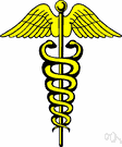 caduceus - an insignia used by the medical profession