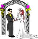 wedding - the social event at which the ceremony of marriage is performed