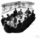 boardroom - a room where a committee meets (such as the board of directors of a company)