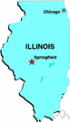 Illinois - a midwestern state in north-central United States