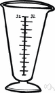 liquid measure - a unit of capacity for liquids (for measuring the volumes of liquids or their containers)