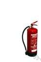 extinguisher - a manually operated device for extinguishing small fires