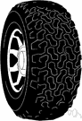 tyre - hoop that covers a wheel