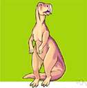 ornithomimid - lightly built medium-sized dinosaur having extremely long limbs and necks with small heads and big brains and large eyes
