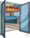 store - a mercantile establishment for the retail sale of goods or services