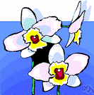 dendrobium - a plant of the genus Dendrobium having stems like cane and usually showy racemose flowers