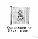 naval commander - naval officer in command of a fleet of warships