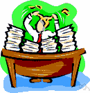 paperwork - work that involves handling papers: forms or letters or reports etc.