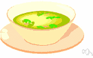 broth - liquid in which meat and vegetables are simmered
