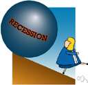 recession - the state of the economy declines