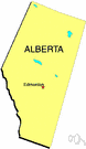 Alberta - one of the three prairie provinces in western Canada
