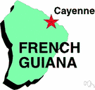 Guiana - a geographical region of northeastern South America including Guyana and Surinam