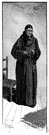 cassock - a black garment reaching down to the ankles