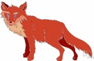 fox - alert carnivorous mammal with pointed muzzle and ears and a bushy tail