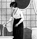 bathroom cleaner - a preparation for cleaning bathrooms