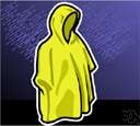 mack - a waterproof raincoat made of rubberized fabric
