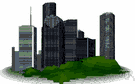 business district - the central area or commercial center of a town or city