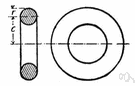 doughnut - a toroidal shape