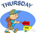 thursday - the fifth day of the week